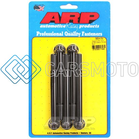 ARP 643-4750 7/16-14 X 4.750 12PT BLACK OXIDE BOLTS