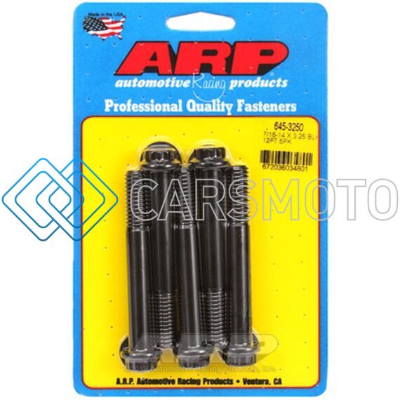 ARP 645-3250 7/16-14 X 3.250 12PT 1/2 WRENCHING BLACK OXIDE BOLTS