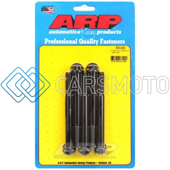 ARP 645-4250 7/16-14 X 4.250 12PT 1/2 WRENCHING BLACK OXIDE BOLTS