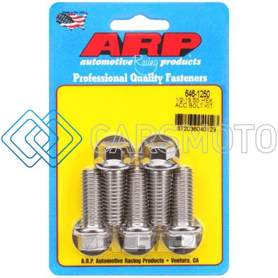 ARP 646-1250 1/2-13 X 1.250 HEX SS BOLTS