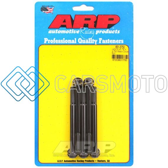 ARP 651-3750 5/16-18 X 3.750 HEX BLACK OXIDE BOLTS