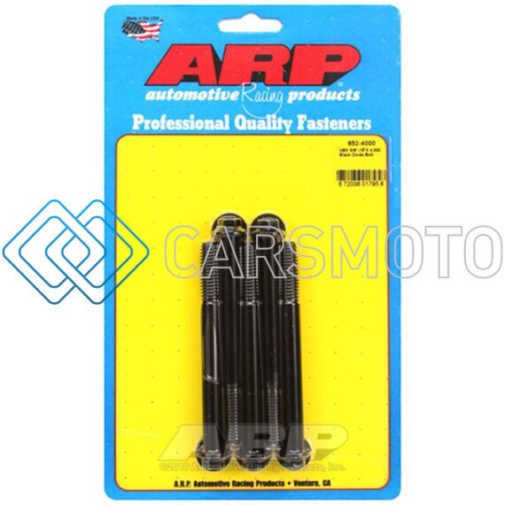 ARP 652-4000 3/8-16 X 4.000 HEX BLACK OXIDE BOLTS