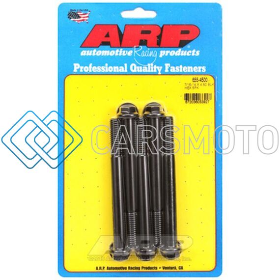 ARP 655-4500 7/16-14 X 4.500 HEX 1/2 WRENCHING BLACK OXIDE BOLTS