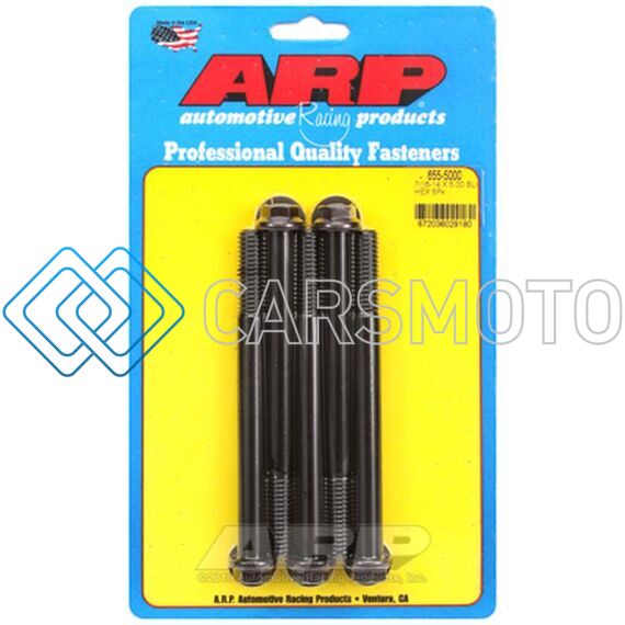 ARP 655-5000 7/16-14 X 5.000 HEX 1/2 WRENCHING BLACK OXIDE BOLTS