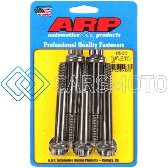 ARP 675-1010 M12 X 1.75 X 90 12PT BLACK OXIDE BOLTS