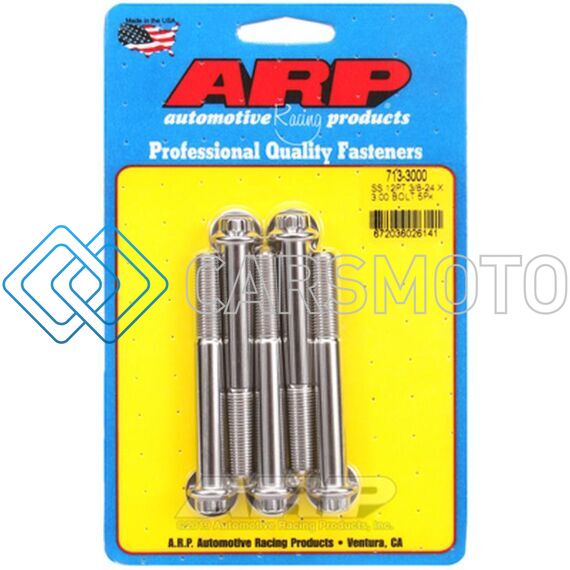 ARP 713-3000 3/8-24 X 3.000 12PT SS BOLTS