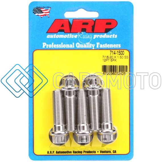 ARP 714-1500 7/16-20 X 1.500 12PT SS BOLTS
