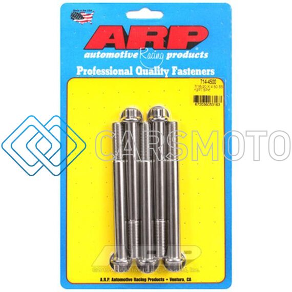 ARP 714-4500 7/16-20 X 4.500 12PT SS BOLTS