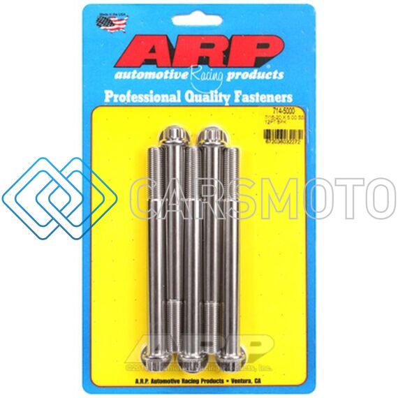 ARP 714-5000 7/16-20 X 5.000 12PT SS BOLTS