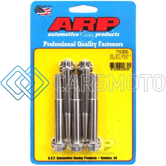 ARP 715-3000 3/8-24 X 3.000 12PT 7/16 WRENCHING SS BOLTS