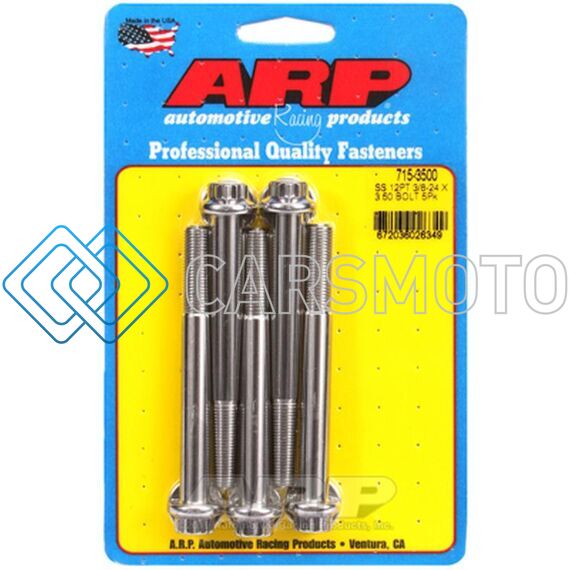 ARP 715-3500 3/8-24 X 3.500 12PT 7/16 WRENCHING SS BOLTS