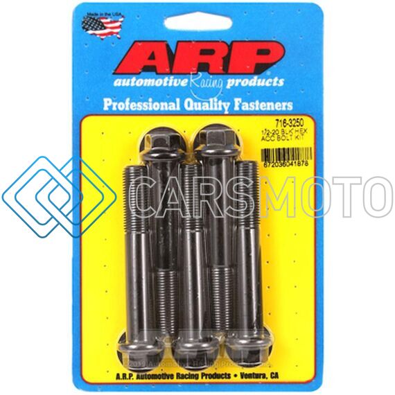 ARP 716-3250 1/2-20 X 3.250IN BLACK OXIDE BOLTS - SET OF 5