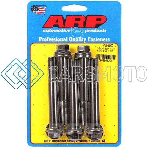 ARP 716-3500 1/2-20 IN. THREAD 3.50 IN 8740 CHROMOLY BOLTS - SET OF 5