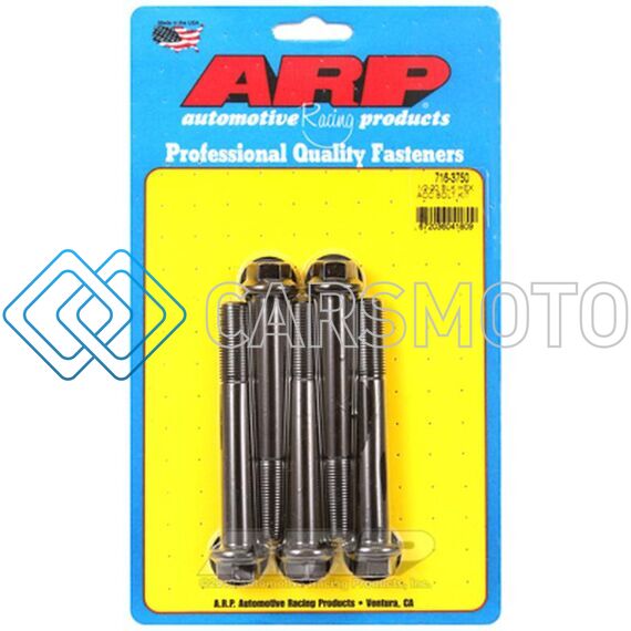 ARP 716-3750 1/2-20 X 3.750 HEX BLACK OXIDE BOLTS