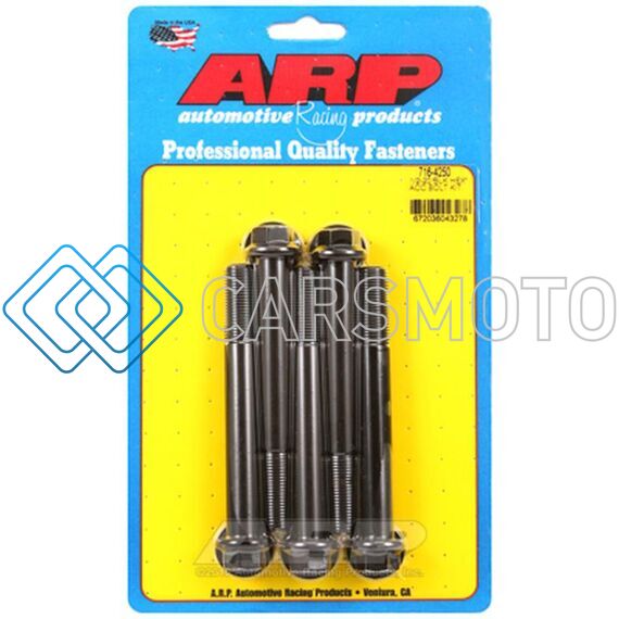 ARP 716-4250 1/2-20 X 4.250 HEX BLACK OXIDE BOLTS