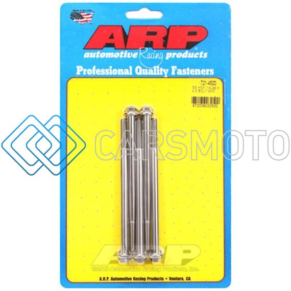ARP 721-4500 1/4-28 X 4.500 HEX SS BOLTS