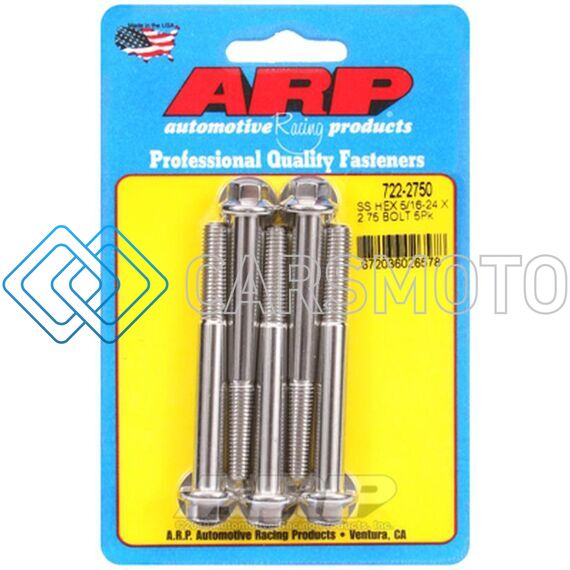 ARP 722-2750 5/16-24 X 2.750 HEX SS BOLTS