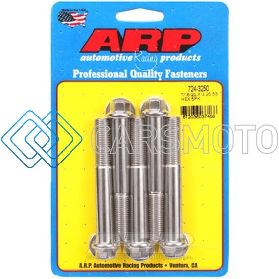 ARP 724-3250 7/16-20 X 3.250 HEX SS BOLTS