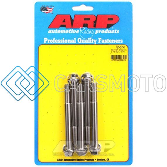 ARP 725-3750 3/8-24 X 3.750 HEX 7/16 WRENCHING SS BOLTS