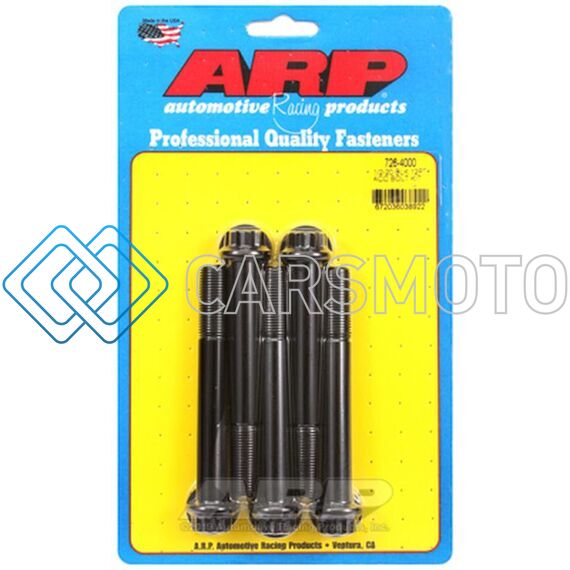 ARP 726-4000 1/2-20 X 4.000 12PT BLACK OXIDE BOLTS