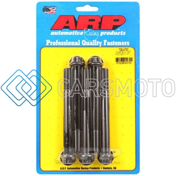 ARP 726-4750 1/2-20 X 4.750 12PT BLACK OXIDE BOLTS