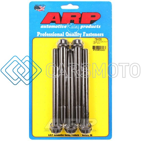 ARP 726-5250 1/2-20 X 5.250 12PT BLACK OXIDE BOLTS