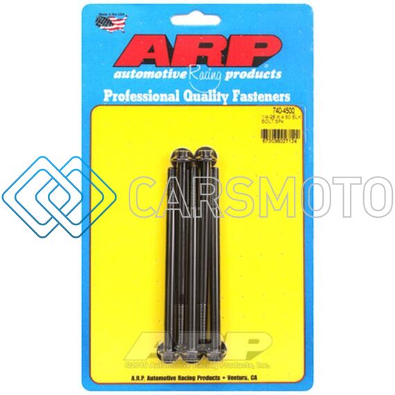 ARP 740-4500 1/4-28 X 4.500 12PT BLACK OXIDE BOLTS