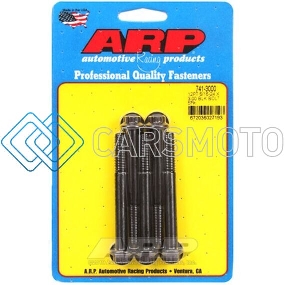 ARP 741-3000 5/16-24 X 3.000 12PT BLACK OXIDE BOLTS
