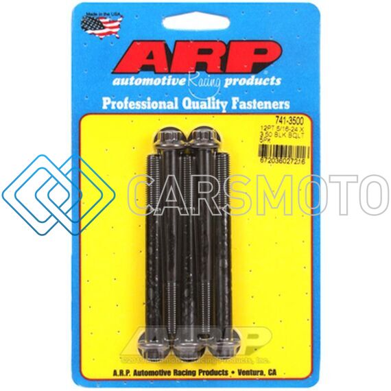 ARP 741-3500 5/16-24 X 3.500 12PT BLACK OXIDE BOLTS