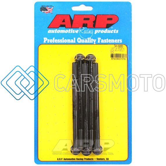 ARP 741-5000 5/16-24 X 5.000 12PT BLACK OXIDE BOLTS