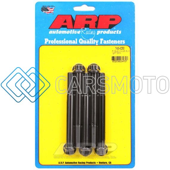 ARP 743-4250 7/16-20 X 4.250 12PT BLACK OXIDE BOLTS