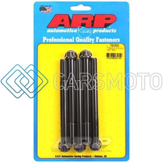 ARP 743-5000 7/16-20 X 5.000 12PT BLACK OXIDE BOLTS