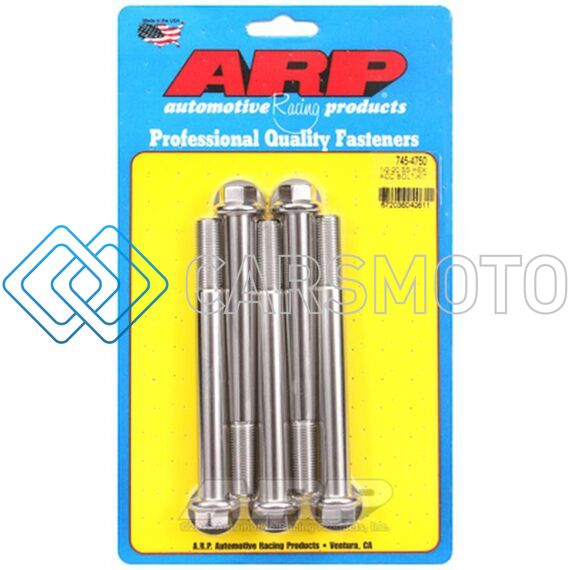 ARP 745-4750 1/2-20 X 4.750 HEX SS BOLTS