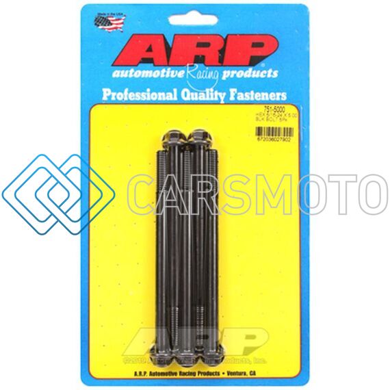 ARP 751-5000 5/16-24 X 5.000 HEX BLACK OXIDE BOLTS