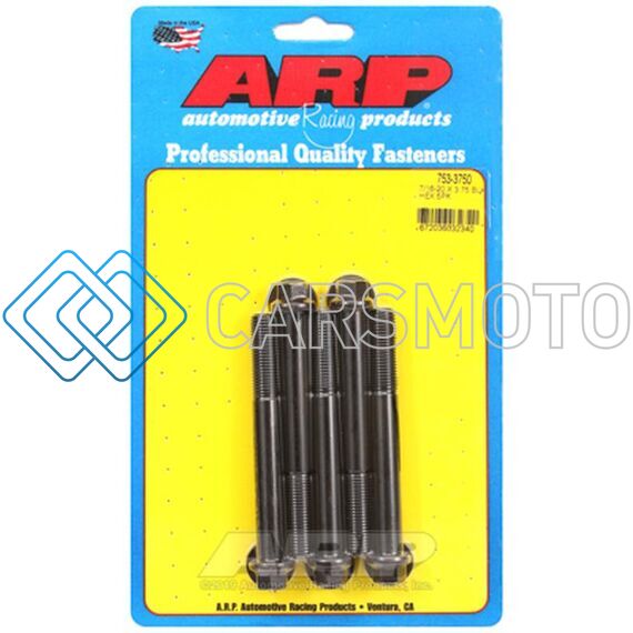 ARP 753-3750 7/16-20 X 3.750 HEX BLACK OXIDE BOLTS