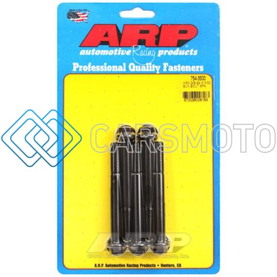 ARP 754-3500 3/8-24 X 3.500 HEX 7/16 WRENCHING BLACK OXIDE BOLTS