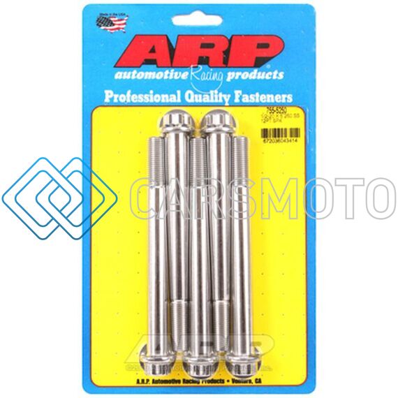 ARP 755-5250 1/2-20 X 5.250 12PT SS BOLTS