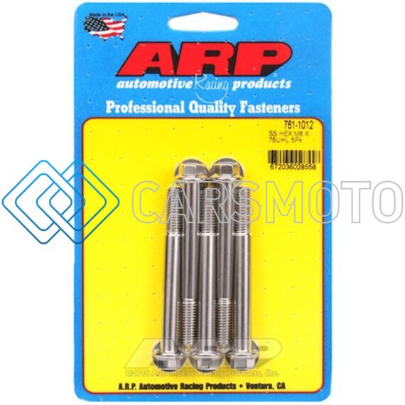 ARP 761-1012 M8 X 1.25 X 75 HEX SS BOLTS