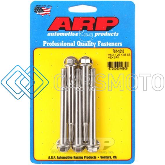 ARP 761-1018 M8 X 1.25 X 85 HEX SS BOLTS