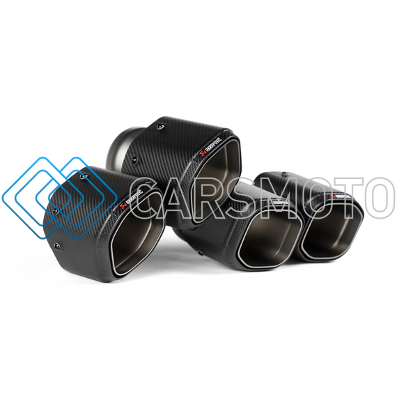 AKRAPOVIC TP-CT/79 КОМПЛЕКТ НАСАДОК CARBON (ШЕСТИУГОЛЬНЫЕ) ДЛЯ BMW M5 (G90 / G99)