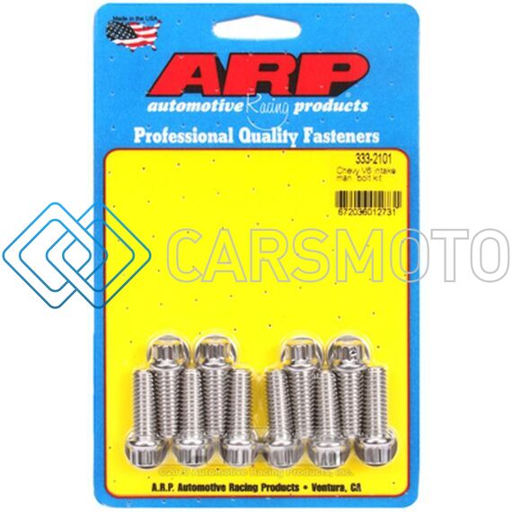 ARP 333-2101 CHEVY V6 STAINLESS STEEL 12 POINT MANIFOLD BOLT KIT