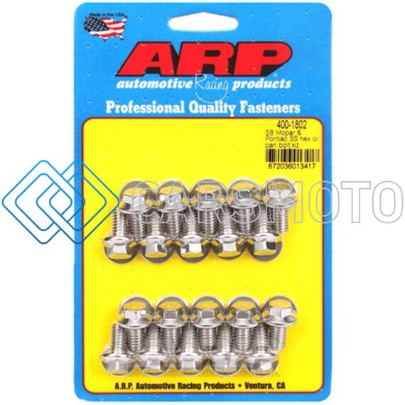 ARP 400-1802 SB MOPAR AND PONTIAC SS HEX OIL PAN BOLT KIT