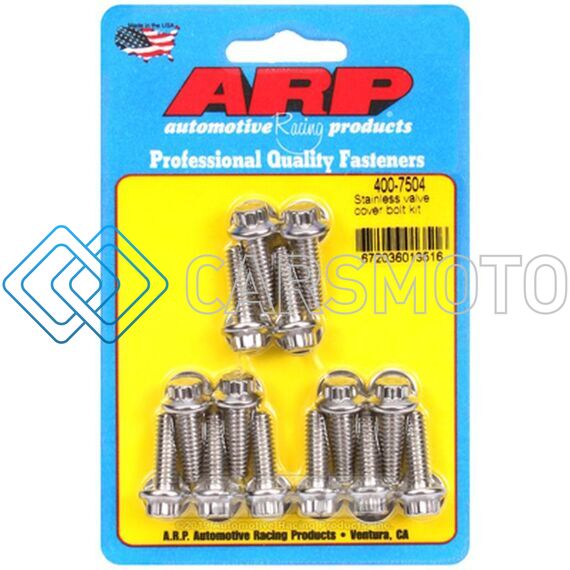 ARP 400-7504 SS VALVE COVER BOLT KIT
