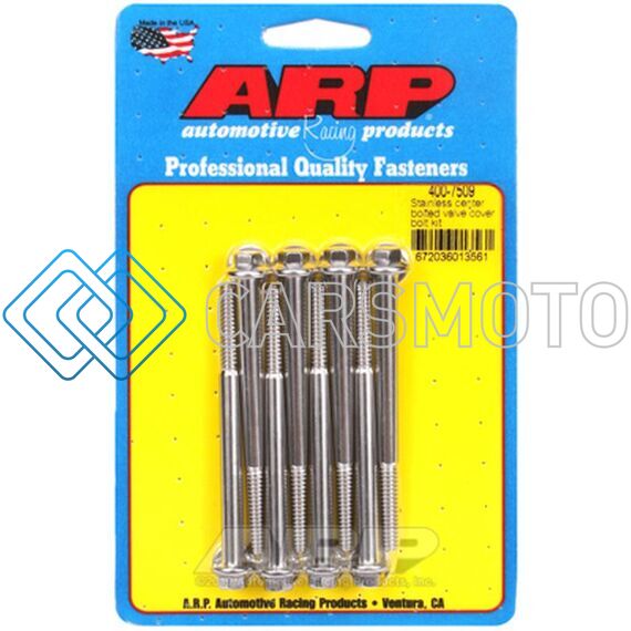 ARP 400-7509 SS CENTER BOLTED VALVE COVER BOLT KIT