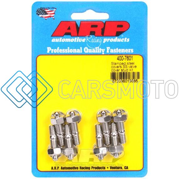 ARP 400-7601 STAMPED STEEL COVERS SS VALVE COVER STUD KIT