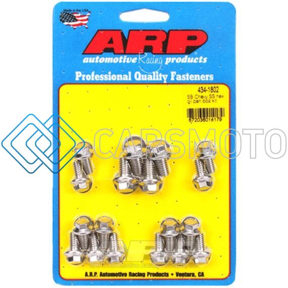ARP 434-1802 SB CHEVY SS HEX OIL PAN BOLT KIT