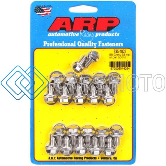 ARP 435-1802 BB CHEVY SS HEX OIL PAN BOLT KIT