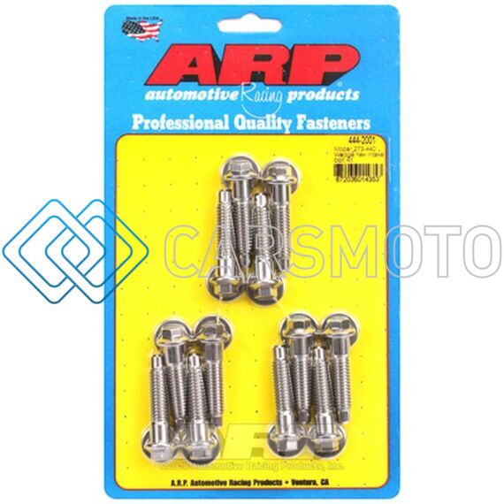 ARP 444-2001 MOPAR 273-440 WEDGE HEX INTAKE MANIFOLD BOLT KIT