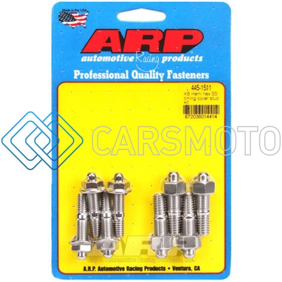 ARP 445-1511 KB HEMI SS HEX TIMING COVER STUD KIT