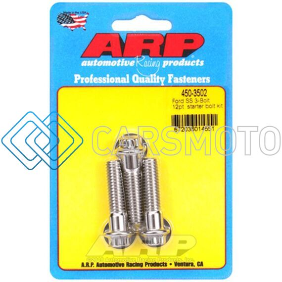ARP 450-3502 FORD SS 3-BOLT 12PT STARTER BOLT KIT
